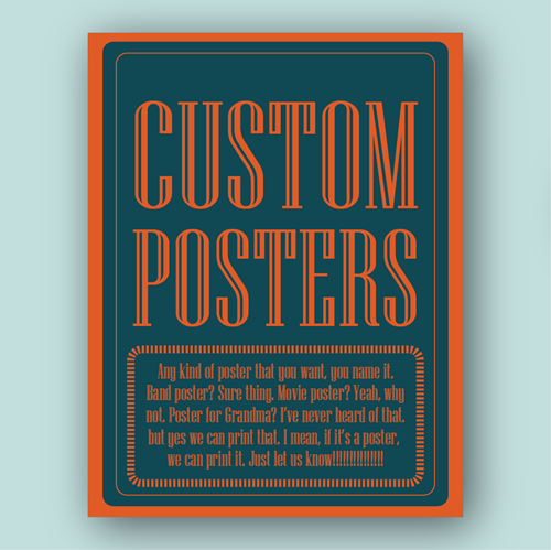Show details for Custom Poster